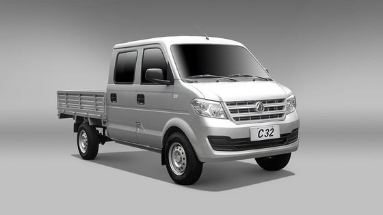 E Mark Certification Diesel Kei Truck 55L Automotive DFSK C32 Double Cabin Mini Truck