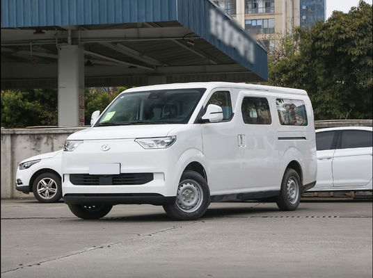 White DFSK EC75 Mini Van With 11 Seats And 180° Rear Hinge Door Opening