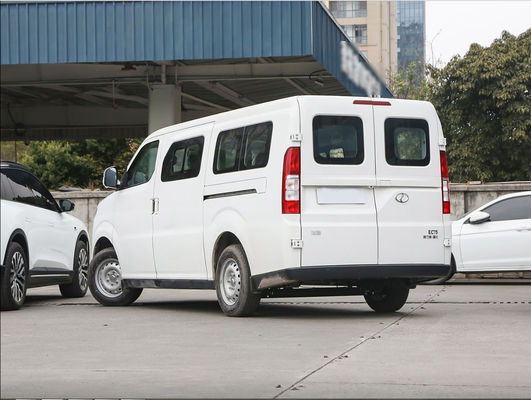 White DFSK EC75 Mini Van With 11 Seats And 180° Rear Hinge Door Opening