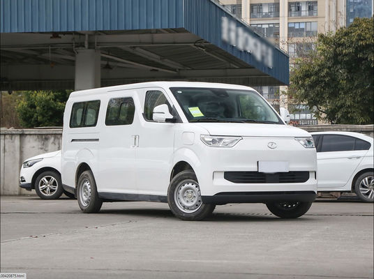 White DFSK EC75 Mini Van With 11 Seats And 180° Rear Hinge Door Opening