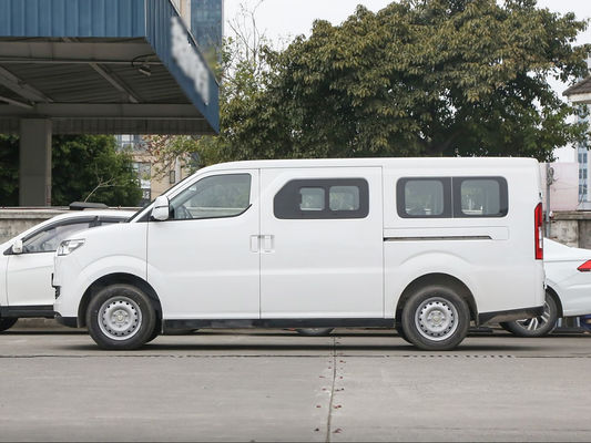 White DFSK EC75 Mini Van With 11 Seats And 180° Rear Hinge Door Opening