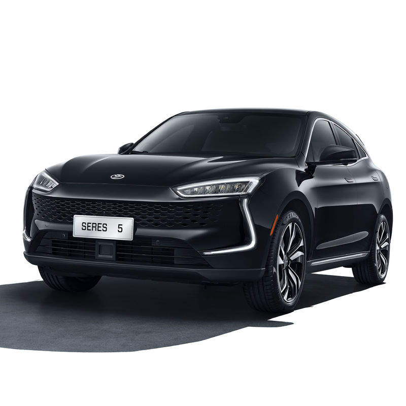 Black Electric Hybrid SUV Integrated Body Structure DFSK Seres 5 EVR New Energy All Electric Suv