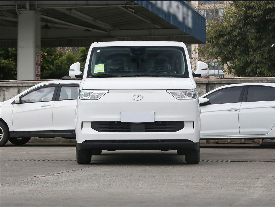 White DFSK EC75 Mini Van With 11 Seats And 180° Rear Hinge Door Opening